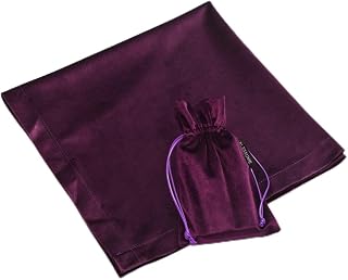 BLESSUME Atar Tarot Table Cloth with One Pouch (Purple)