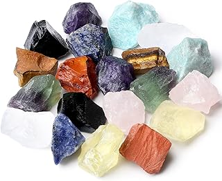 XIANNVXI 10 Pcs Raw Healing Crystals,Bulk Rough Gemstones Set