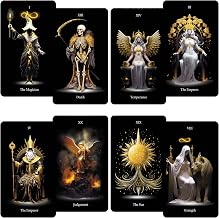 Tarot Cards, 78 Tarot Deck with Gold Edges, OriginalLost Soul Tarot Cards for Beginners and Experts with Guide Book and Gift Bag, Fortune Telling Game, Divination Tools for All Skill Levels.