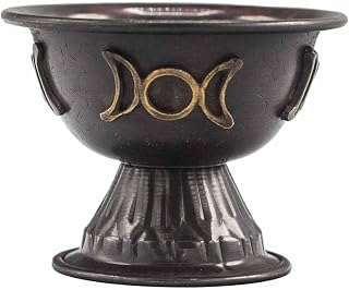 Copper Ritual Bowl, Chalice or Goblet, Triple Moon