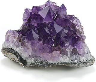 Amethyst Crystal Rock,Real Amethyst Stone,Amatista Piedra Natural(0.12LB)