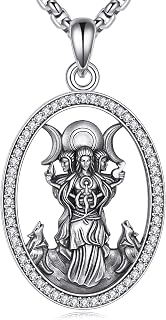 Goth Necklace 925 Sterling Silver Skull/Bat/Raven/Hecate/Santa Muerte/Memento Mori/The Lovers Tarot Card/Ghost/Rib Cage/Anatomical Heart/Medusa/Spoon Pendant Gothic Jewellery Gift Women Men