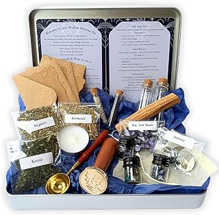Witchcraft Supplies Ritual Tin, Luxury Spell Kit for Self Discovery
