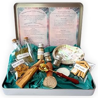 Witchcraft Supplies Ritual Tin, Luxury Spell Kit for Growth & Abundance