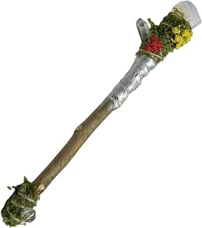 Crystal Witch Wand | Spiritual Meditation Divination Tool | Ritual Practice